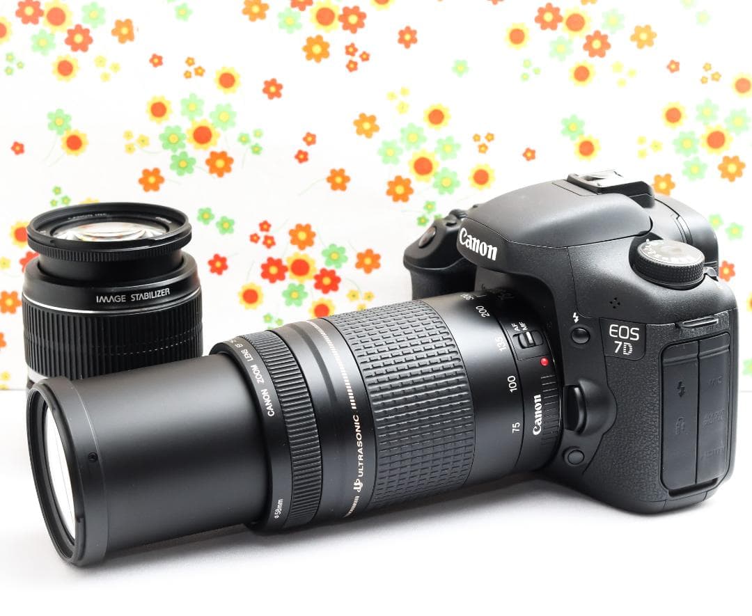 Canon EOS 7D ☆ダブルレンズ！☆スマホに転送☆動きも背景も美しく