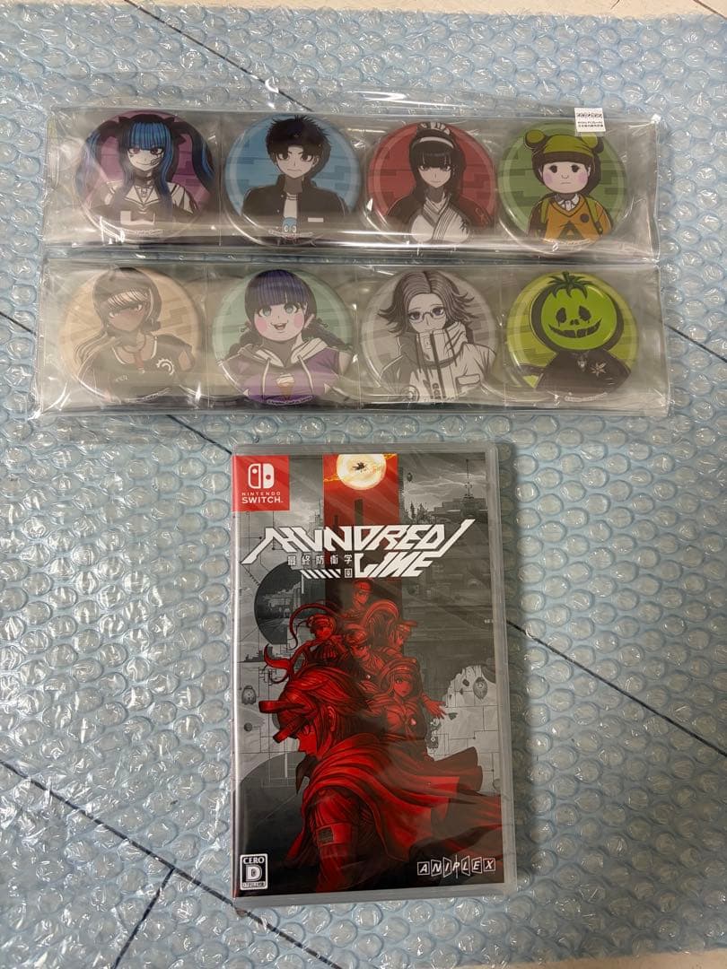 Switch HUNDRED LINE 最終防衛学園 オリジナル缶バッジ付き HUNDRED LINE -最終防衛学園-』缶バッジ 全15種 コンプリートBOXセット