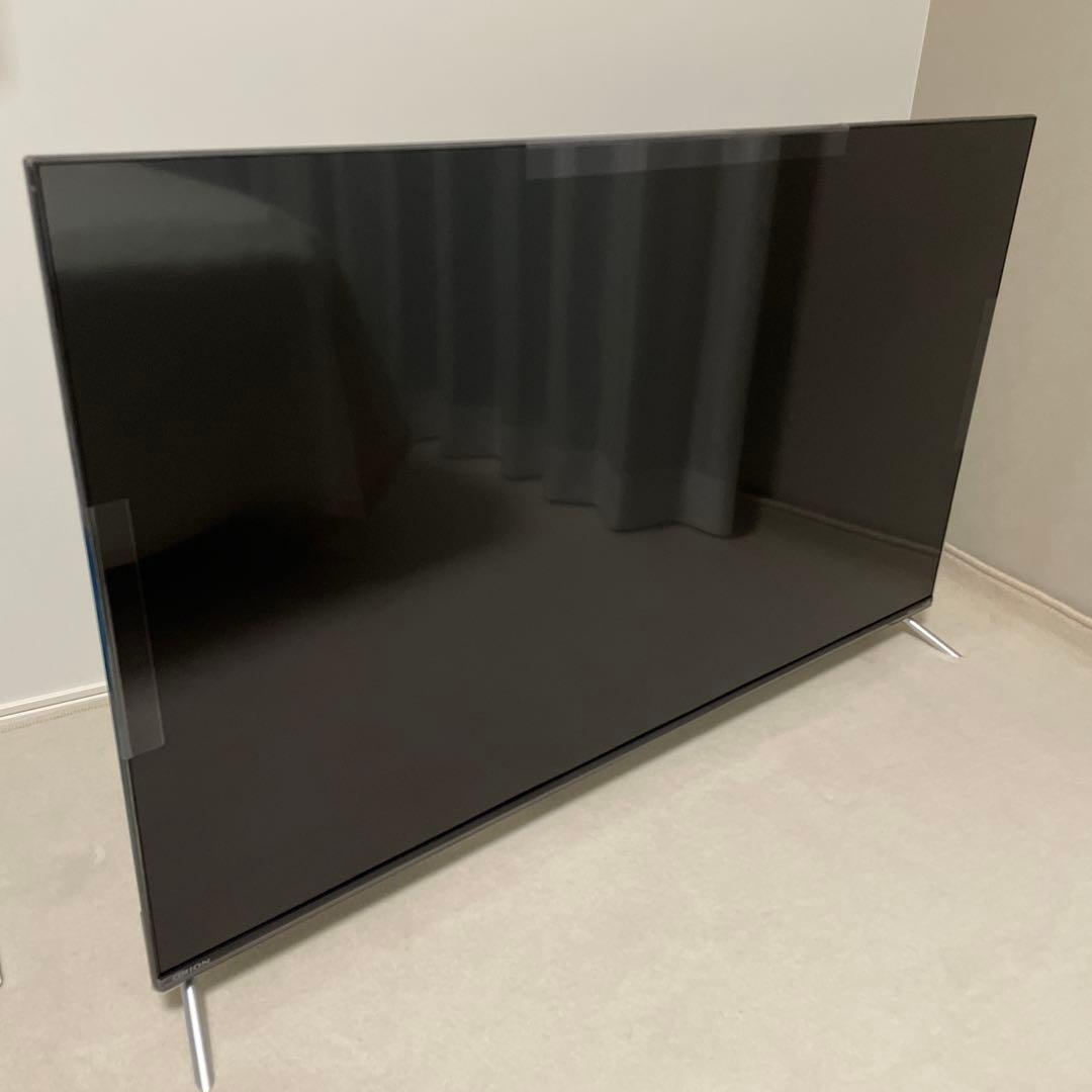 【美品】オリオン 50型 チューナーレススマートテレビ AEUD-50D ORION 4K対応50V型 Android TV™搭載搭載チューナーレススマートテレビ