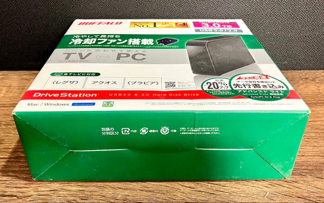 BUFFALO HD-LBVU3YD 3.0TB 外付けハードディスク