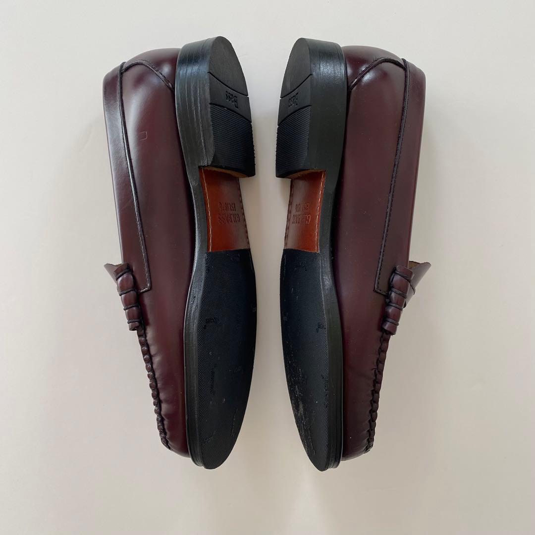 未使用 G.H.BASS ローファー weejuns バーガンディ　us7.5