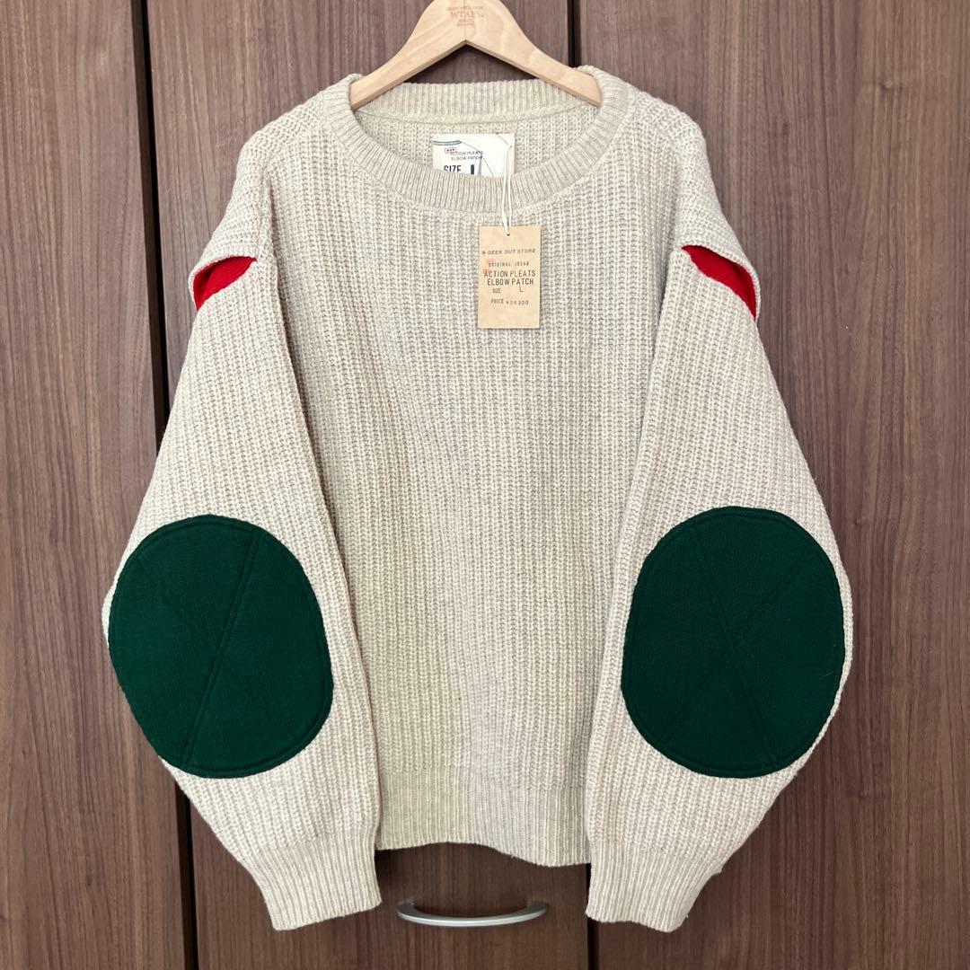 美品GEEK OUT STORE C.P company エルボーパッチニットL 美品GEEK OUT STORE C.P company エルボーパッチニットL - メルカリ