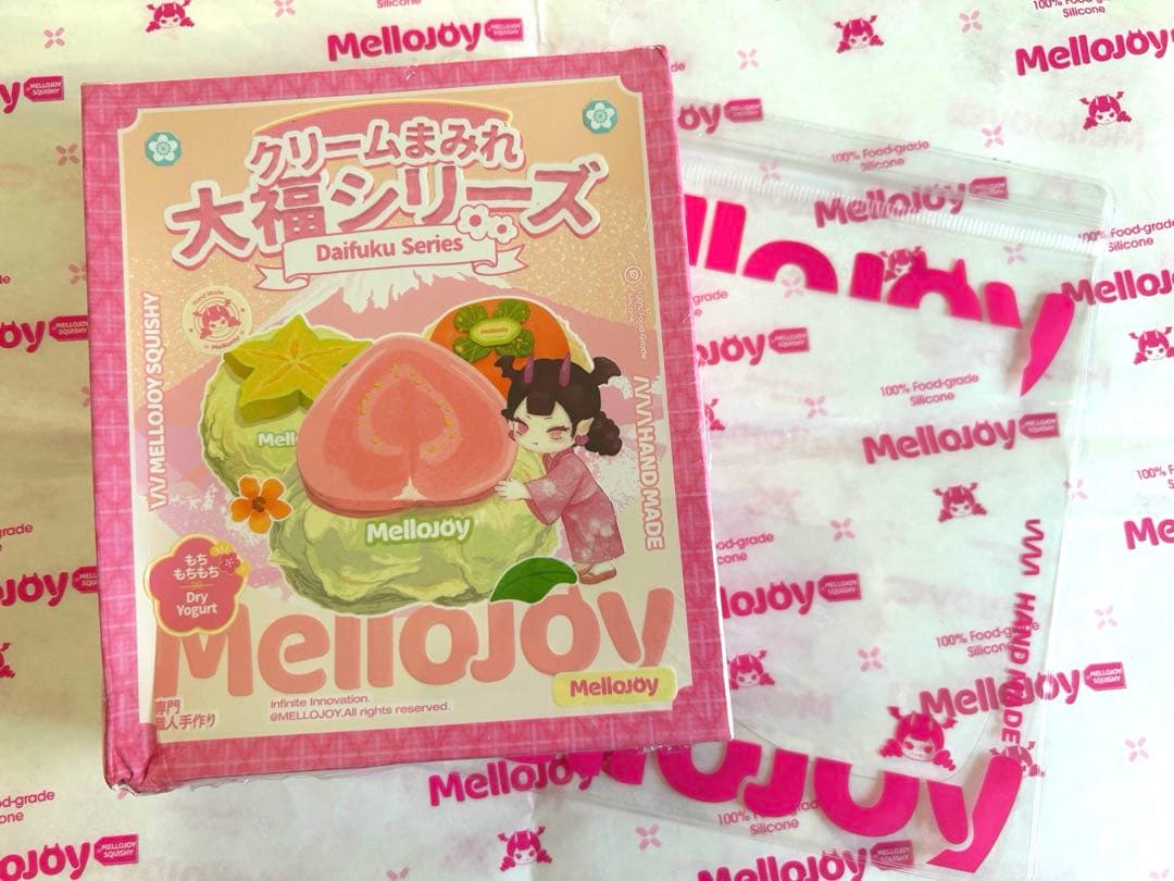 Mellojoy クリームまみれ大福 新パケ 未開封 シュリンク付 箱潰れあり