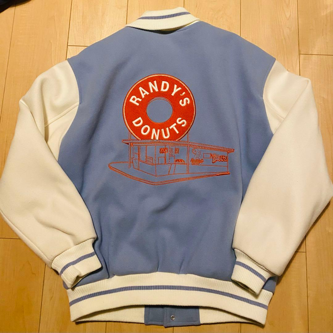 randy's donuts Zara コラボ スタジャン スタジアムジャンパー - メルカリ