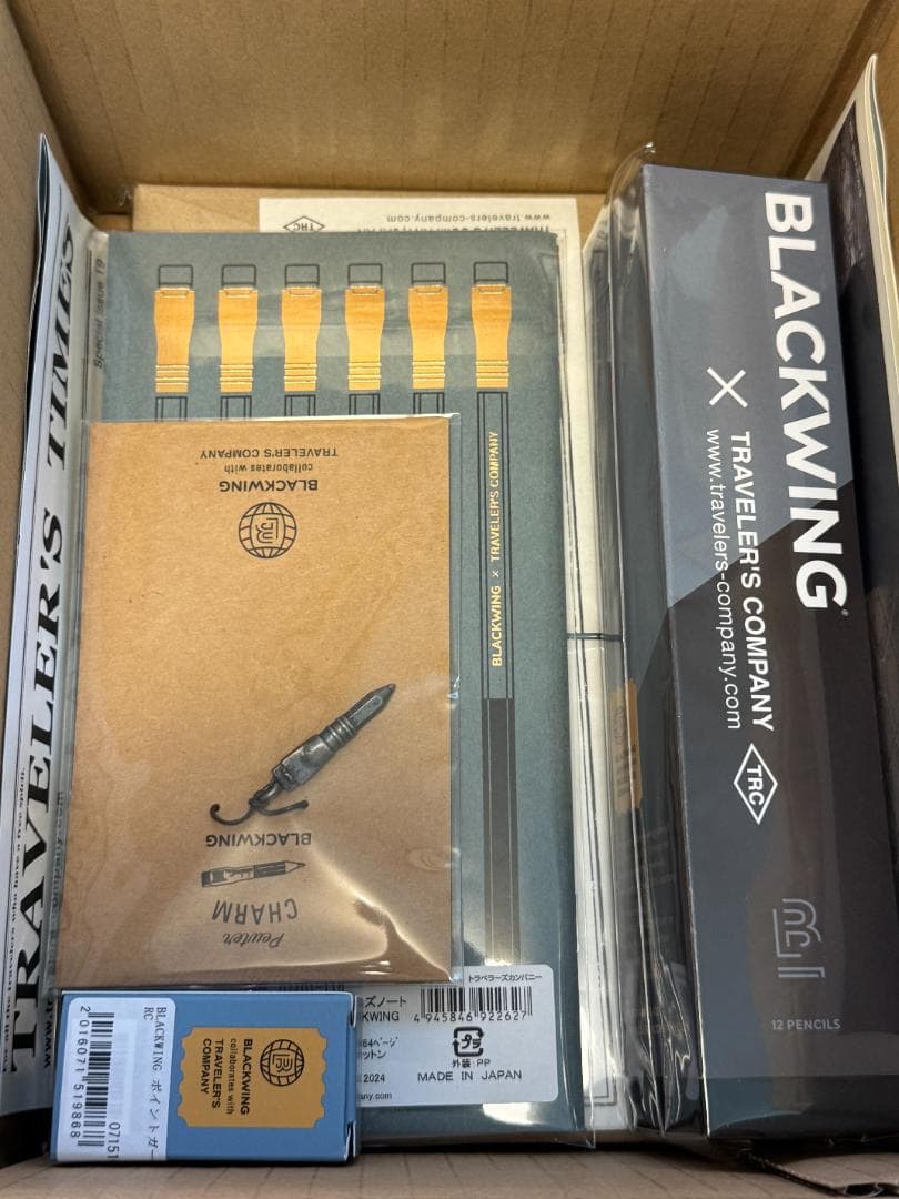 トラベラーズファクトリー BLACKWING トラベラーズノート 全5点セット
