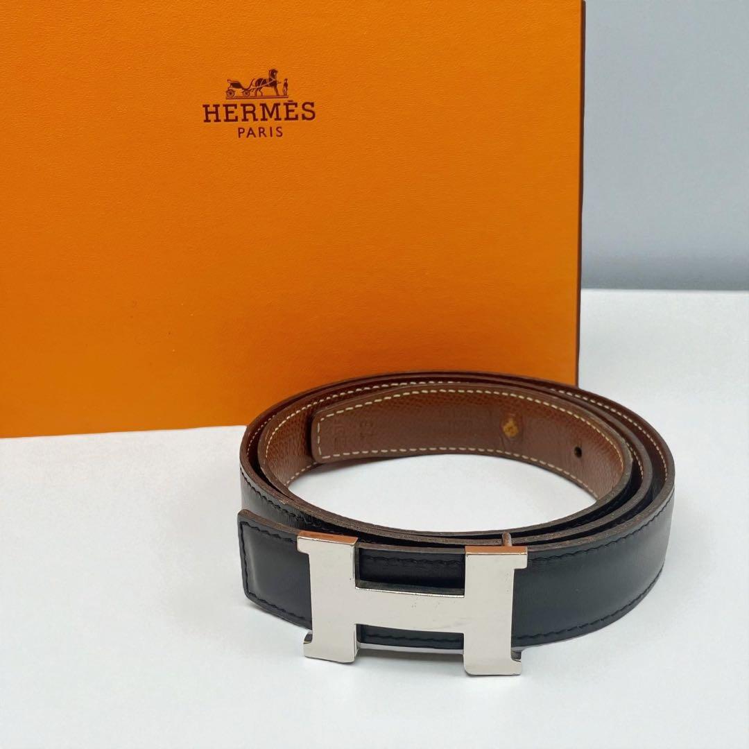 ⭐️美品⭐️ エルメス ミニ コンスタンス Hベルト 76 ブラック HERMES（エルメス） 中古品 ベルト コンスタンス Hベルト ブラック