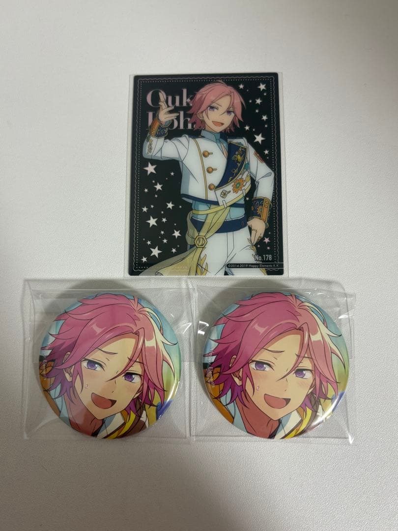 あんスタ 桜河こはく 缶バッジ クリアカード - メルカリ