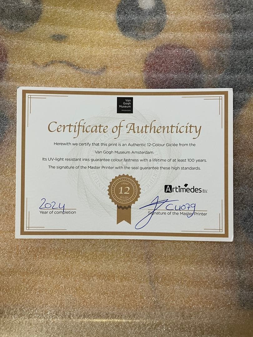 ゴッホピカチュウ Mサイズ 金枠 - メルカリ