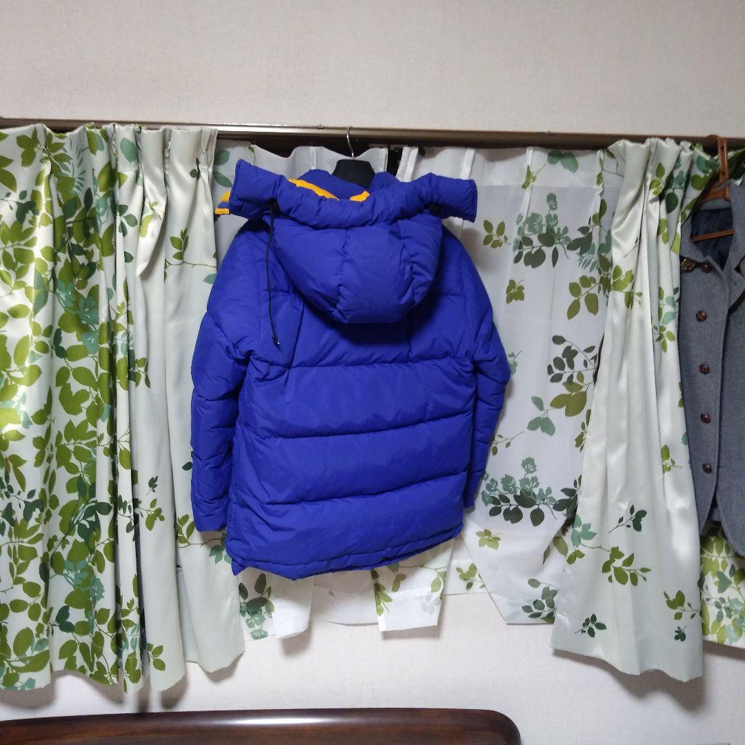 The North Face ダウンジャケット 青×黄 ブルックスレンジ - メルカリ