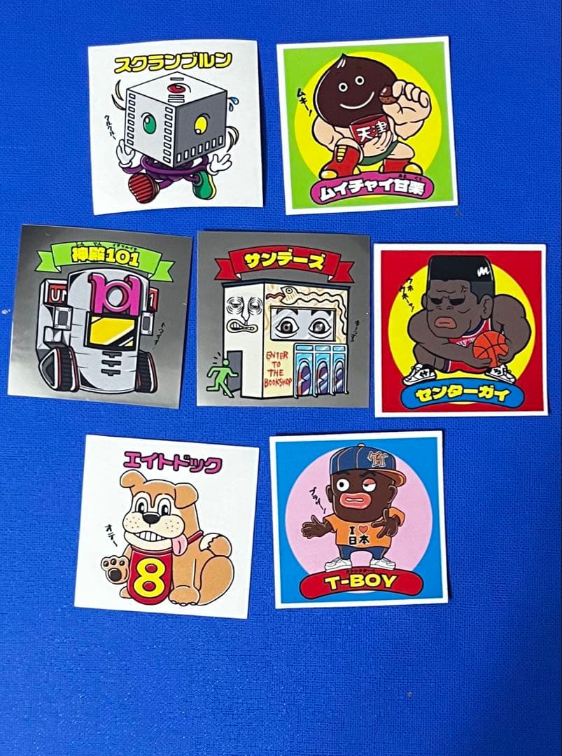 オミヤゲウォーズ 東京渋谷原宿編7種セット ビックリマンサイズ 48mm