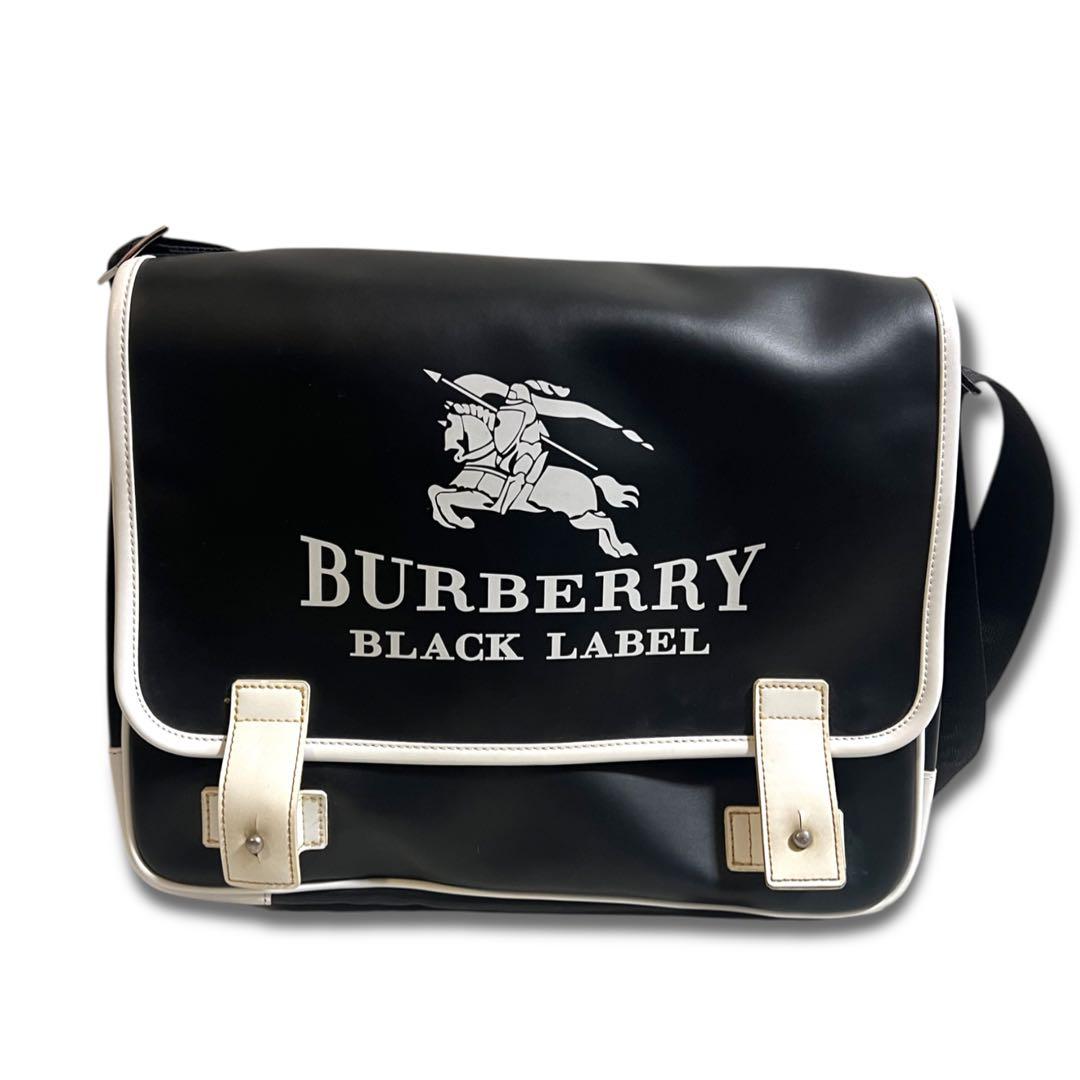 希少 大人気 00s バーバリー ブラックレーベル メッセンジャーバッグ