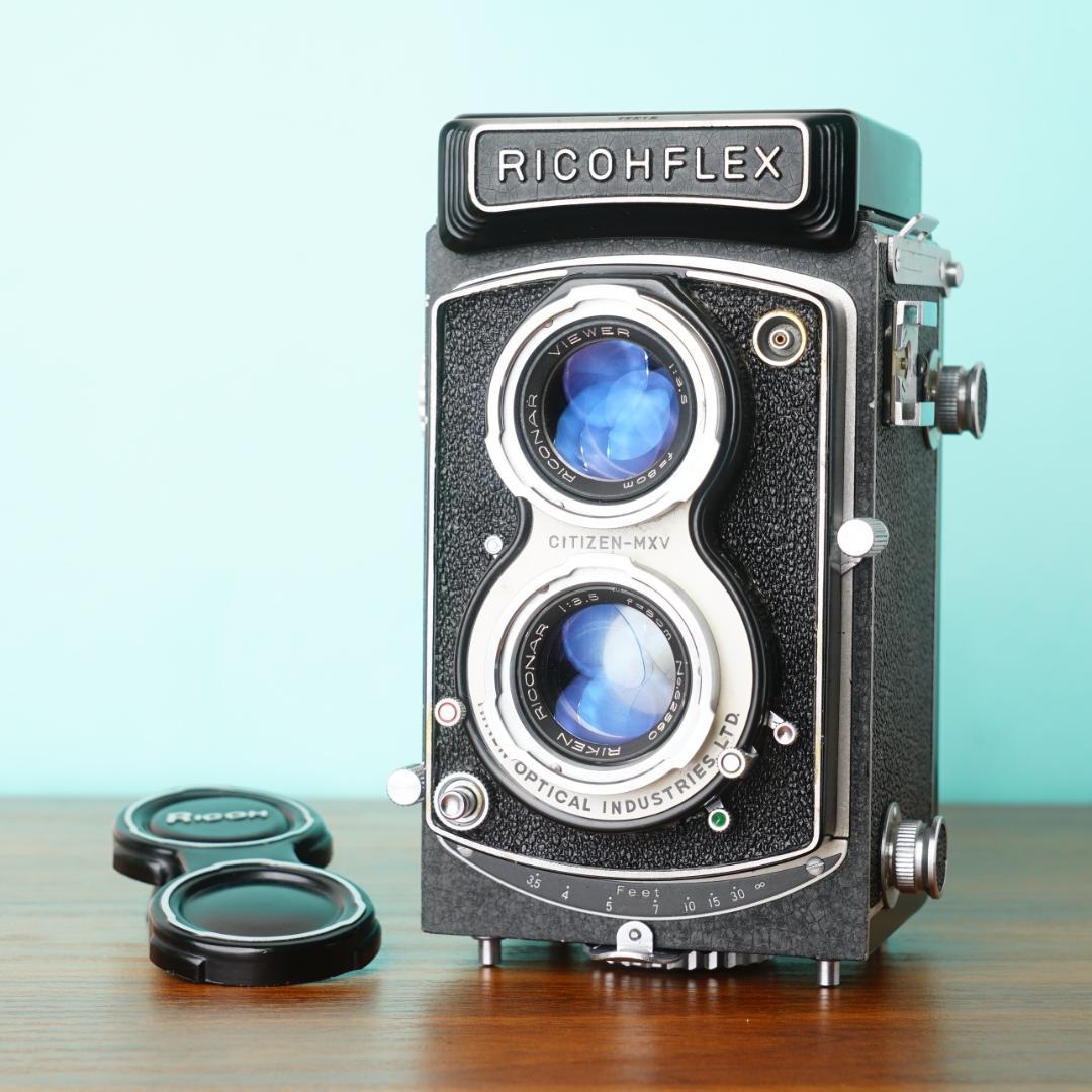 完動品◎RICOHFLEX NEW DIA 二眼レフ フィルムカメラ #12 リコーフレックス ニューダイヤ / 二眼レフ総合サイト 二眼里程標