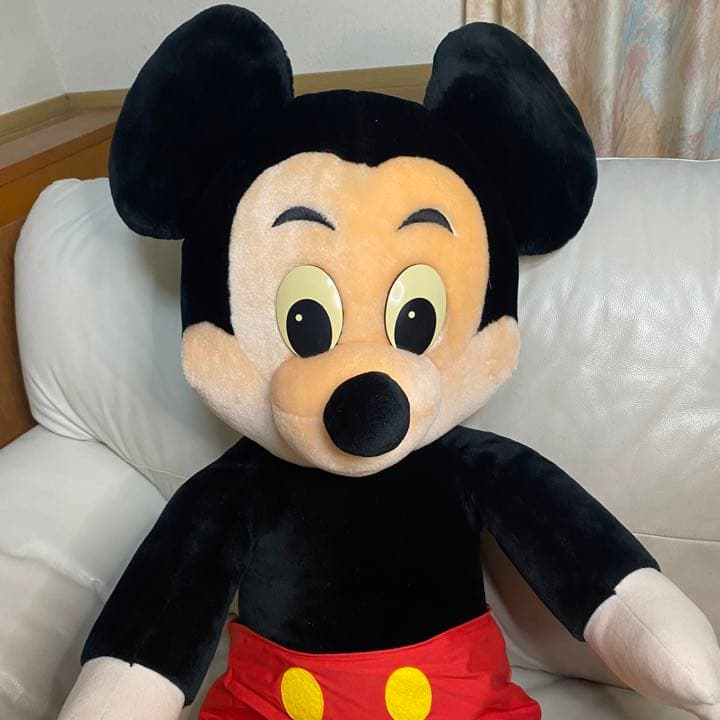美品 新品未使用】激レア ディズニー ミッキーマウス 特大 ぬいぐるみ