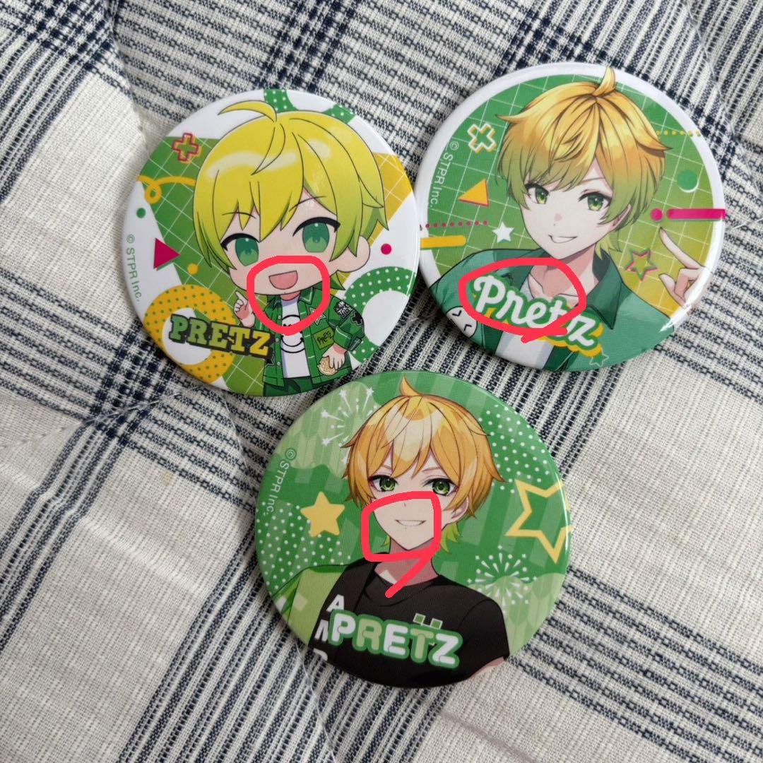 AMPTAKxCOLORS ぷりっつ 缶バッジ - メルカリ