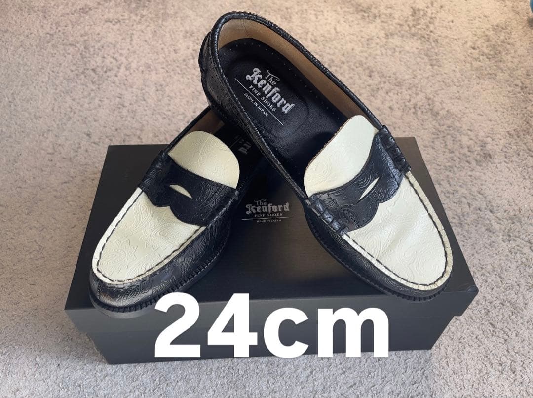 Kenford ローファー ペイズリー 高価