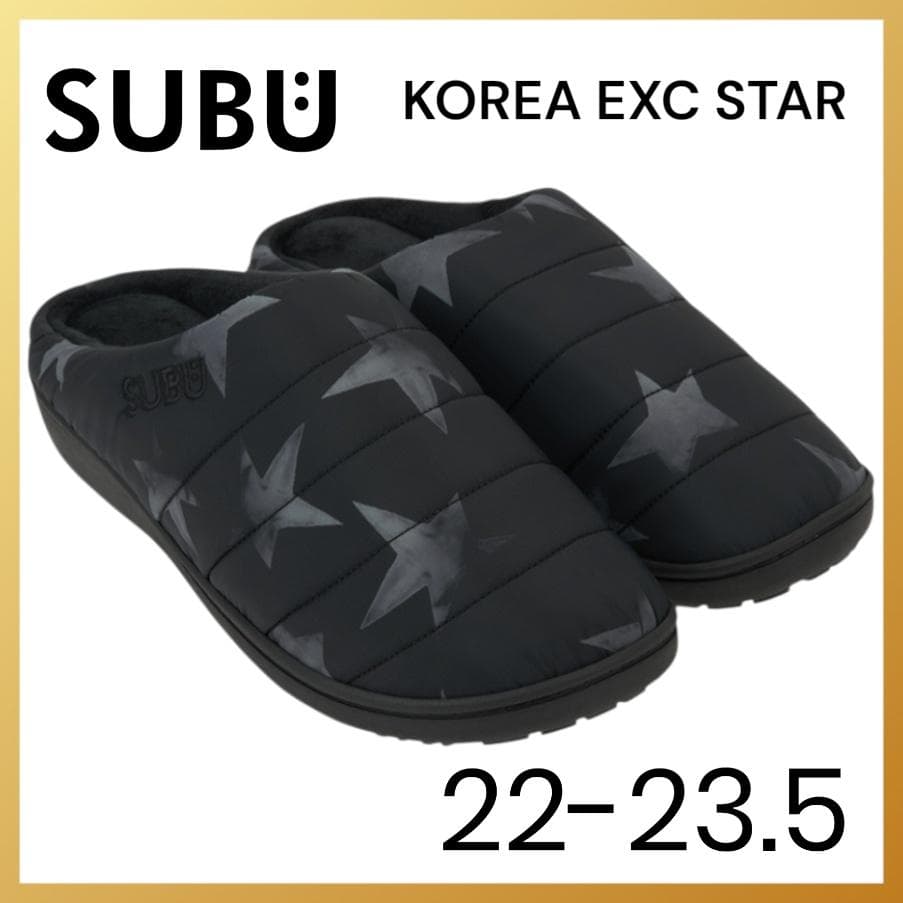 韓国限定 SUBU 22-23.5 スター 星柄 サンダル 冬 新品未使用 - メルカリ