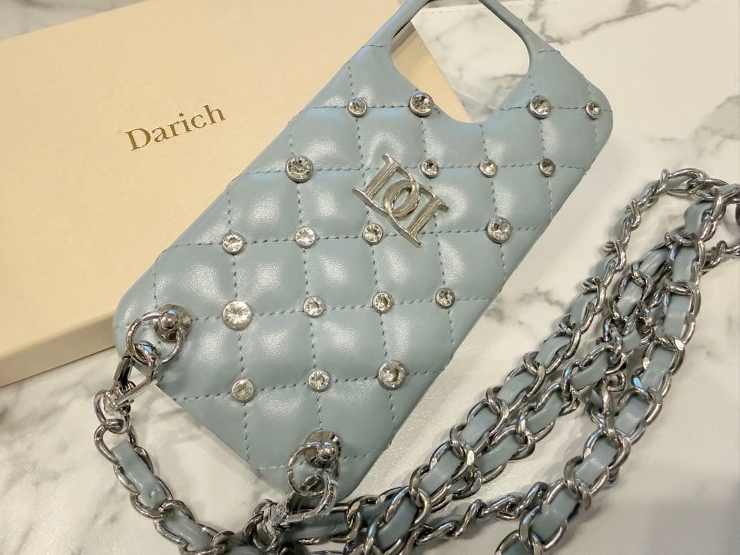 Darich キルティング ビジュー iPhoneケース 15 Pro max - メルカリ