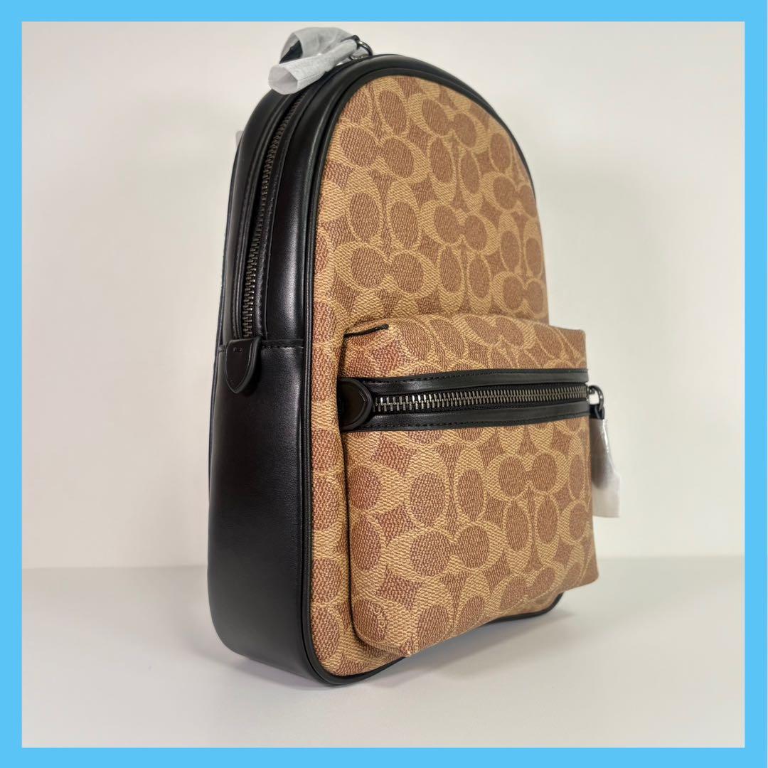 【COACH】 タグ有り チャーター ボディバッグ シグネチャー ベージュ チャータークロスボディシグネチャージャガード/質屋 さのや ブランド