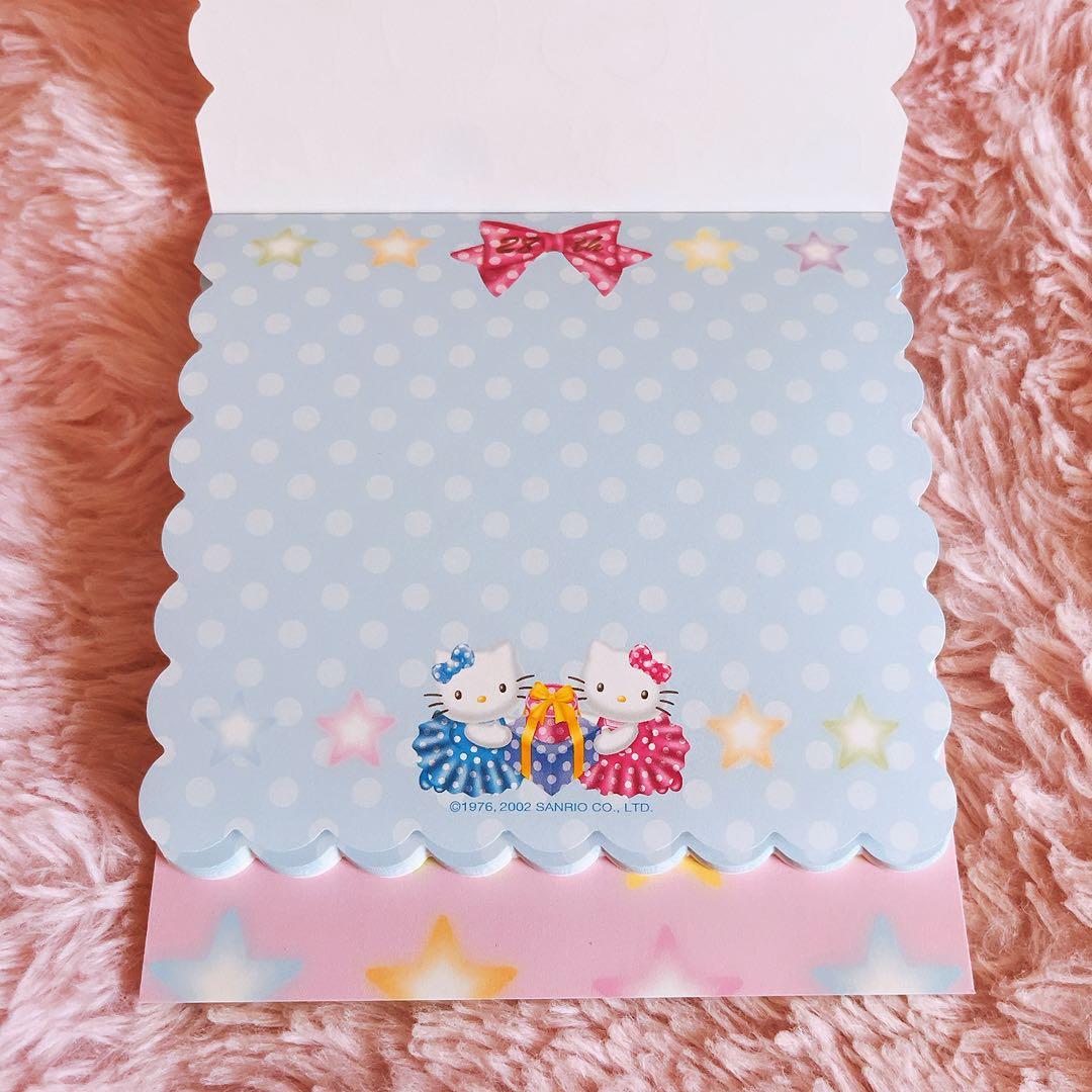 希少レア ハローキティ ミミィ 缶ケース ペンセット シール付きメモ