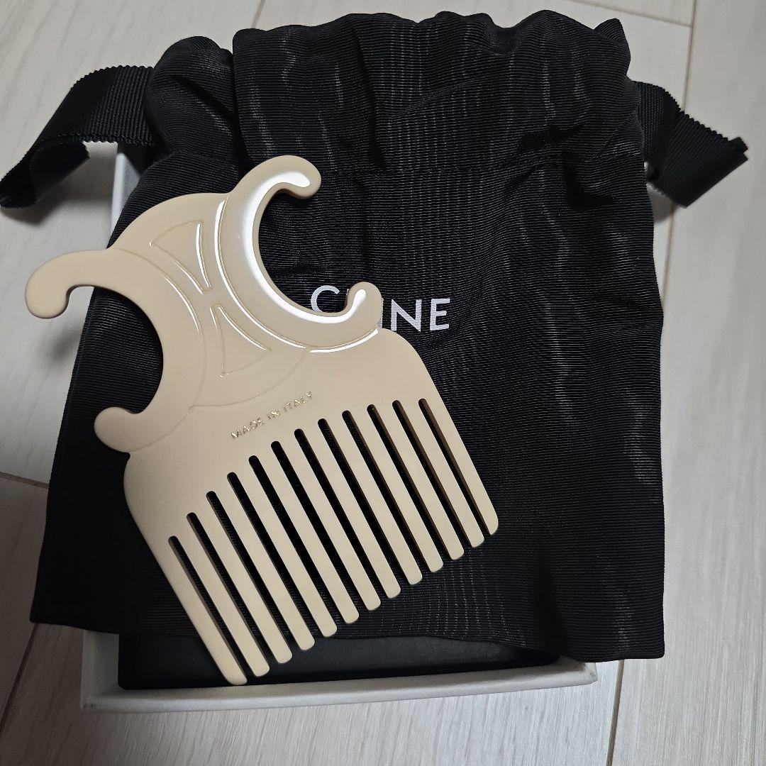 CELINE ベージュ ヘアコーム 収納袋付き 楽天市場】□新品□未使用□ CELINE セリーヌ ケース付き コーム くし