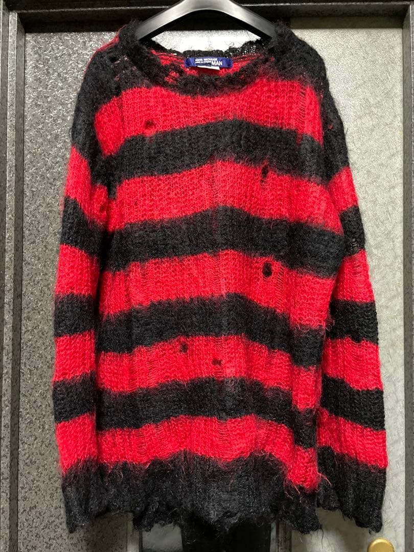 名作】ギャルソン グランジニット ボーダー カートコバーン - メルカリ