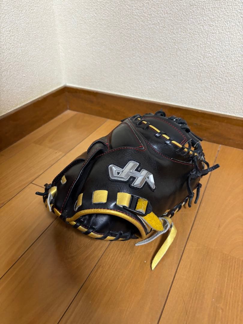 【良品】ハタケヤマ　軟式用キャッチャーミット　即戦力 即日出荷 ハタケヤマ 軟式用 キャッチャーミット 捕手用 M9型 ASバック