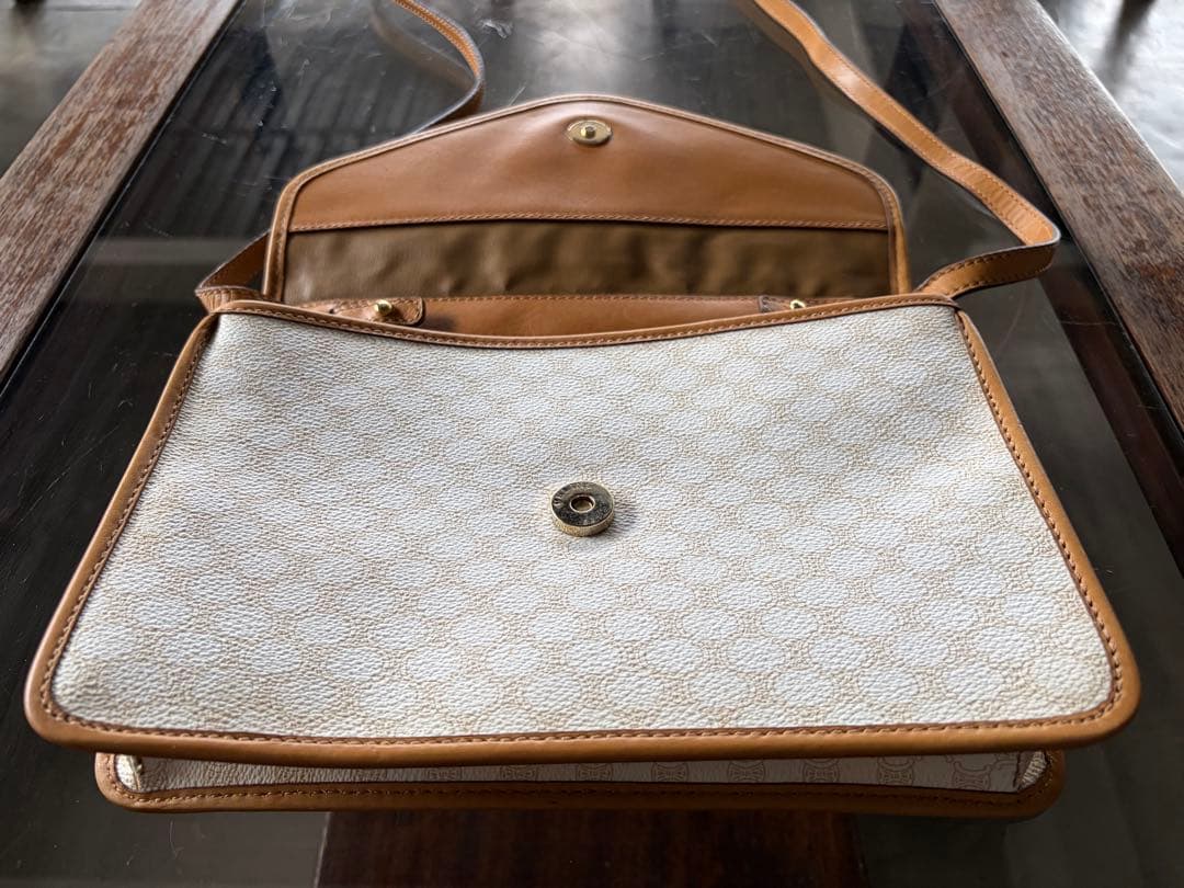 1980s vintage cap ビンテージセリーヌショルダーバック マカダム