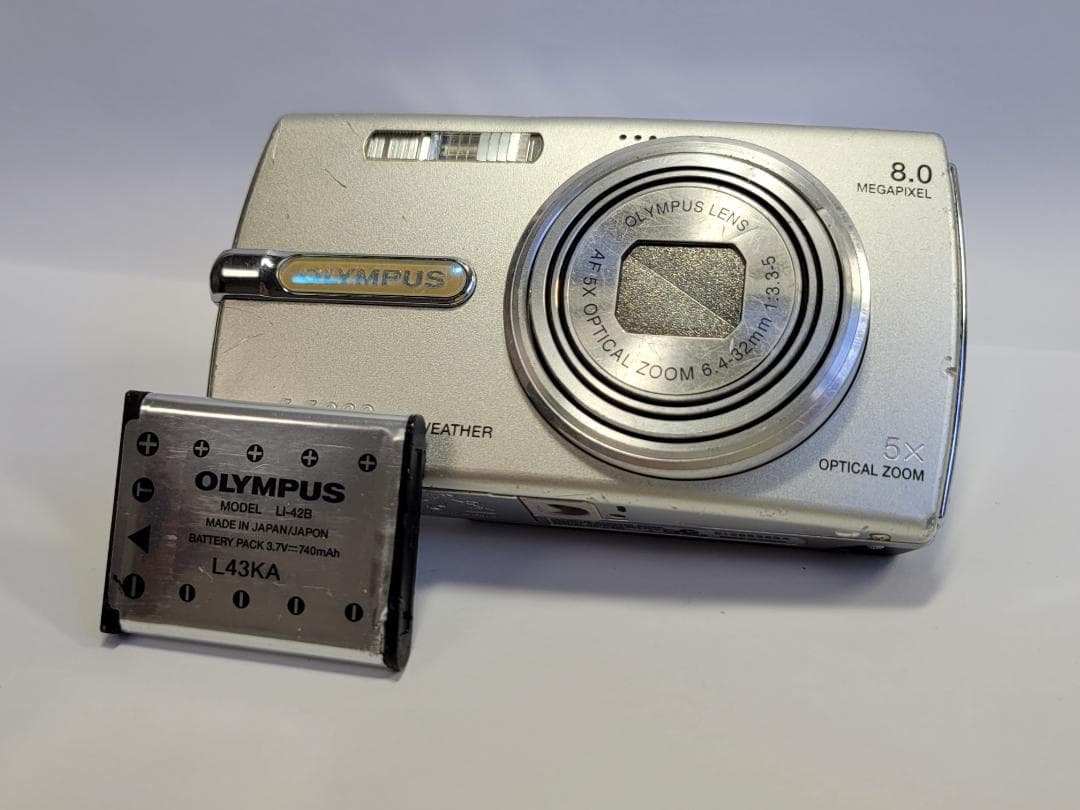 ジャンク品 Olympus μ830 8.0MP デジタルカメラ 通電確認済み - メルカリ