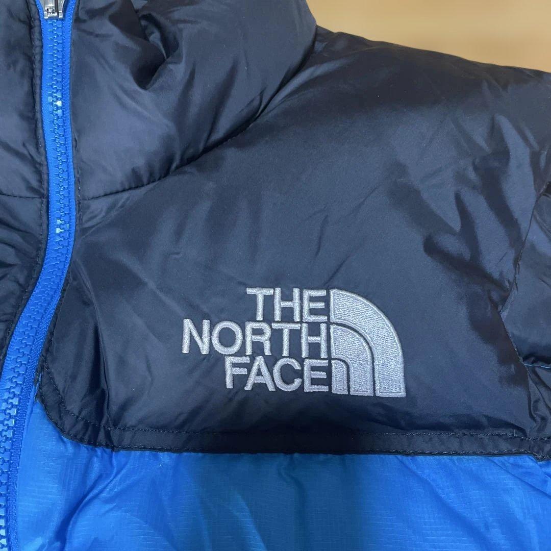 THE NORTH FACE ダウンベスト 700フィルパワー 青 メンズS - メルカリ