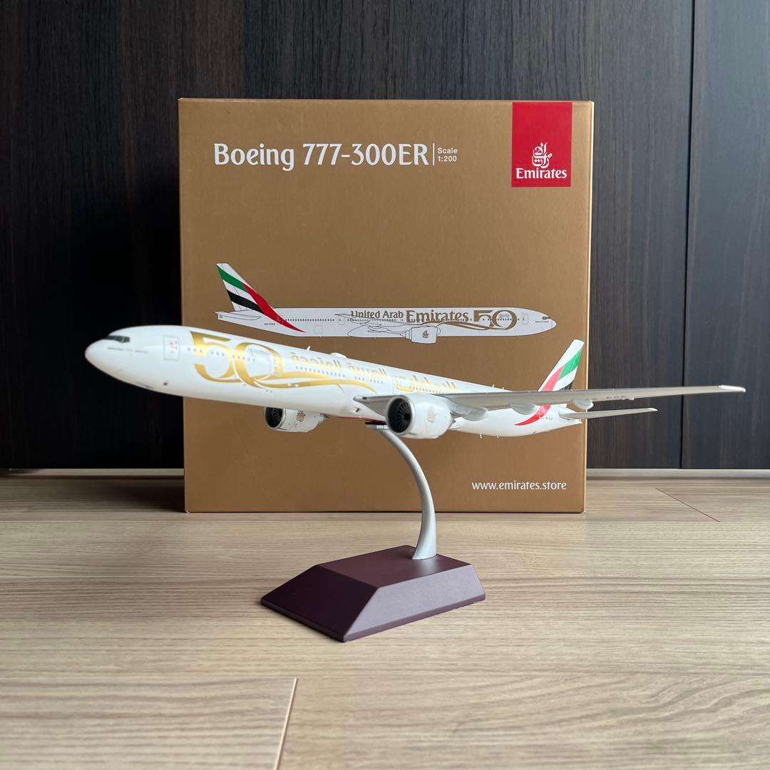 航空機・ヘリコプター Gemini Jets Emirates 50th Anniv. 1/200 Airbus A380-800 Commercial Aircraft 