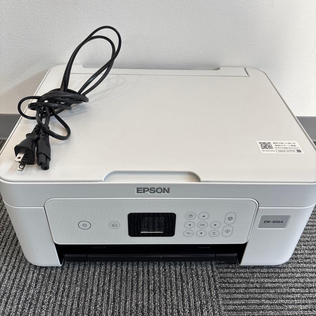 EPSON EW-456A インクジェットプリンター 本体 EPSON A4カラーインクジェット複合機【プリンター/ホワイト/コピー