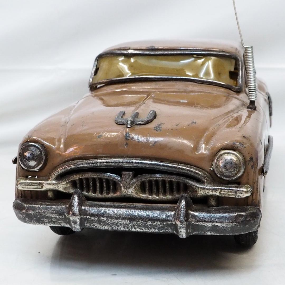 萬代屋【初代トヨペット クラウン薄茶】ブリキtin toy car自動車【箱無