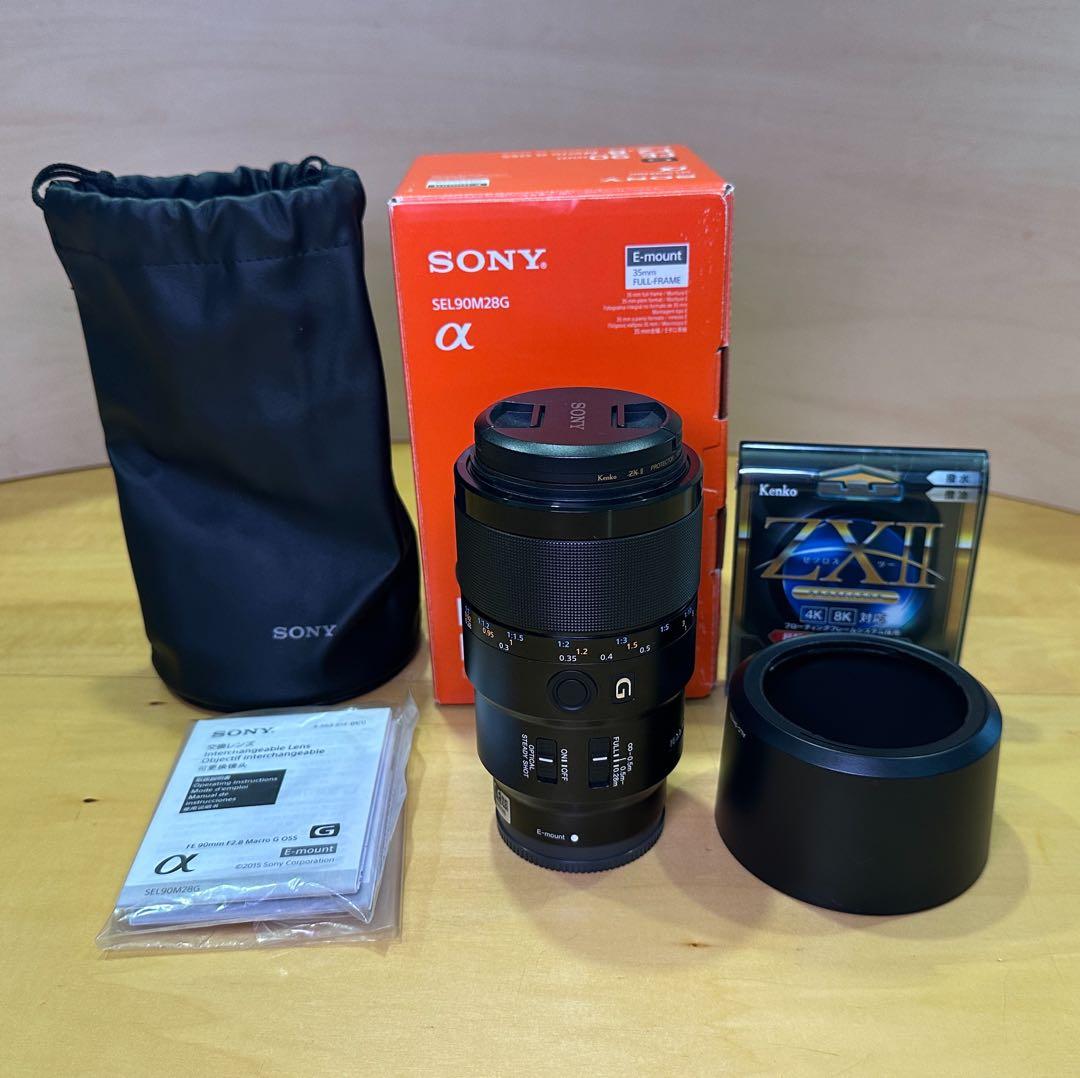 SONY SEL90M28G 90mm F2.8 マクロレンズ Amazon.com : Sony SEL90M28G FE 90mm f/2.8-22 Macro G OSS Standard