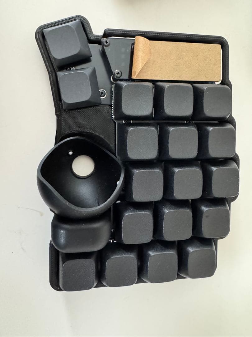 s*n様 keyball39 黒仕様 完成品 動作確認済 TRRSメタルケーブル