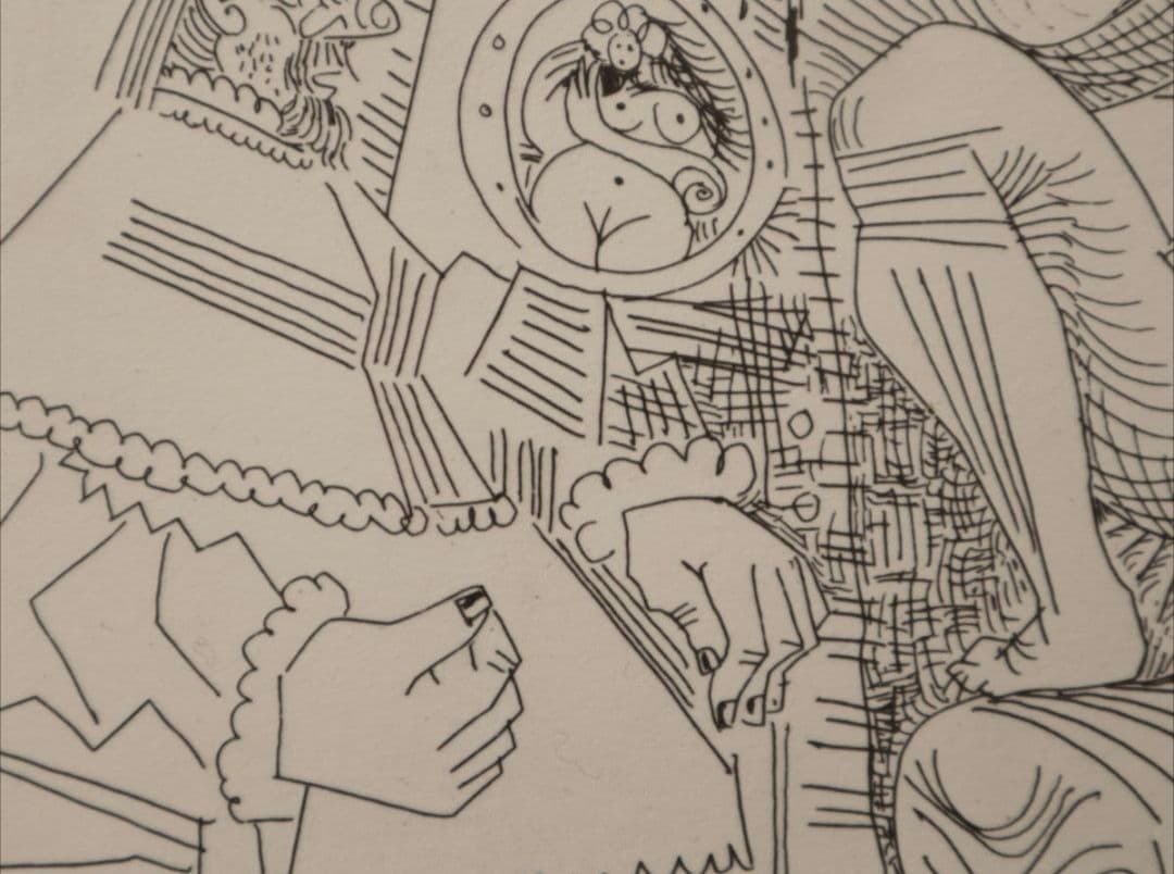 未使用】【ピカソ 真作】真作保証紙COA付き✰大変希少なエッジング画集