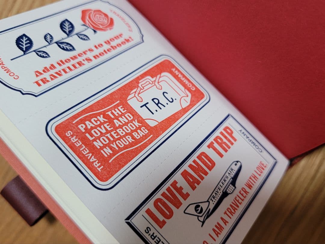 新品未開封】トラベラーズノート LOVE AND TRIP3点セット