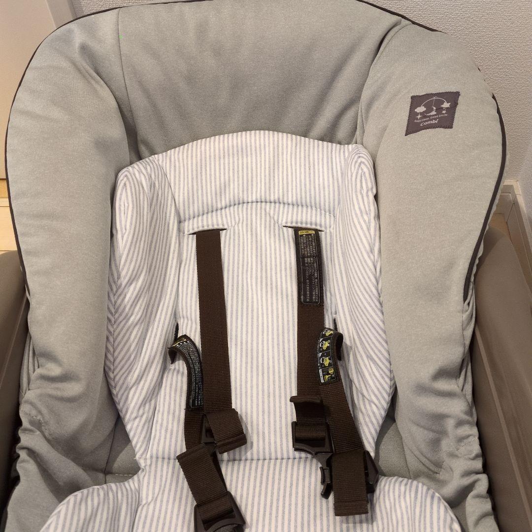 combi コンビ ハイローチェア ネムリラ 手動スイング Combi コンビ ネムリラ AUTO SWING Simplight (マーブルグレー) ハイ