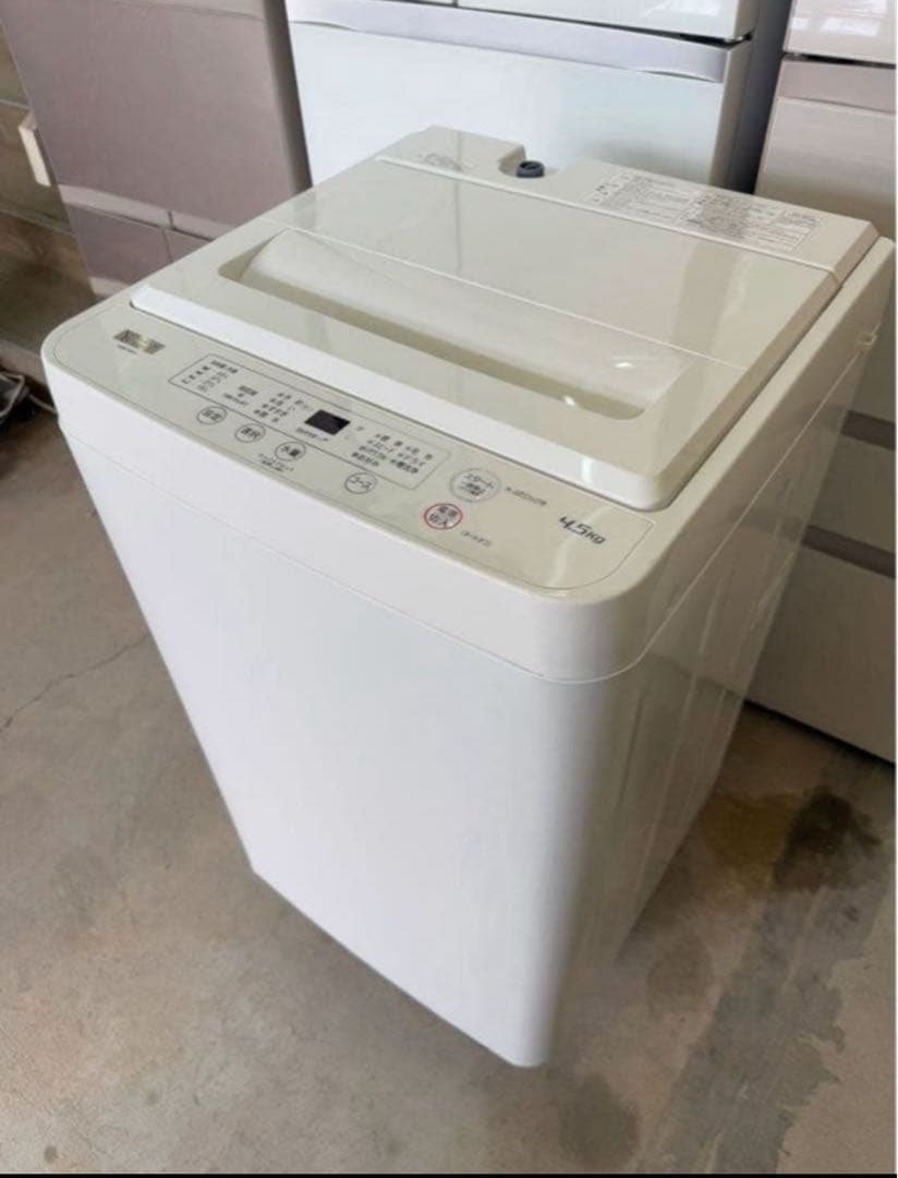 【高年式】 2021年式 4.5kg YAMADA 洗濯機 YWM-T45H1