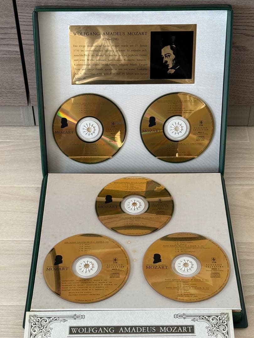 WOLFGANG AMADEUS MOZART 5枚組ボックスセット Giant 200-CD 'Mozart 225' Box Set is a Surprisingly Hot Seller