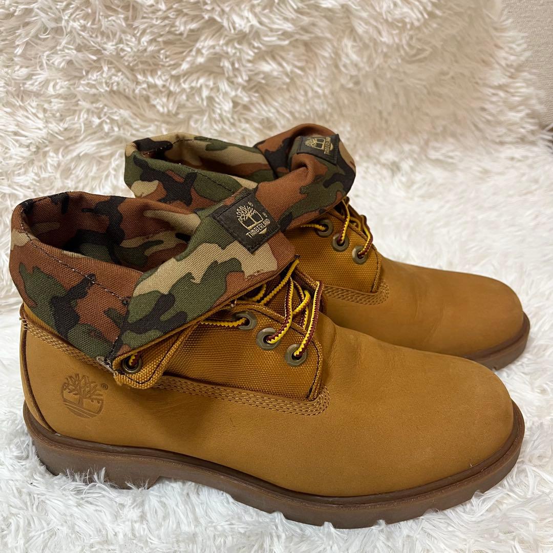 美品✨ ティンバーランド 2way 迷彩 カモフラ ワークブーツ 26cm