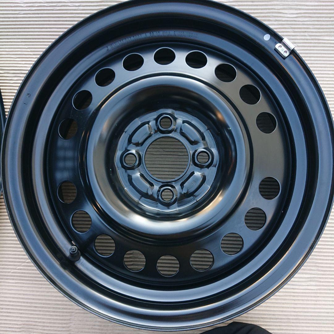 日産 純正スチールホイル 15インチ 5.5J　4穴　 PCD100　2本