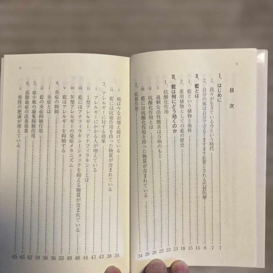絶版希少本　藍 医色同源　岩城完三、栗本雅司　2001年　薬用植物としての藍