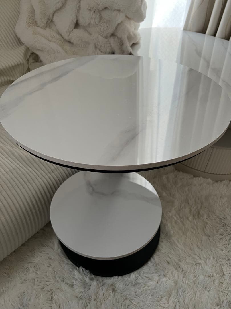 大理石調サイドテーブル 送料無料】PG大理石調サイドテーブル | LARME de LAPIN（ラルムドラパン）