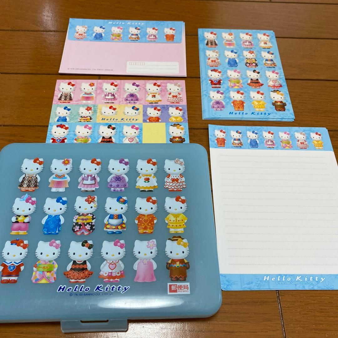 ハローキティ 郵便局限定 レターセット ケース付 サンリオ 平成レトロ