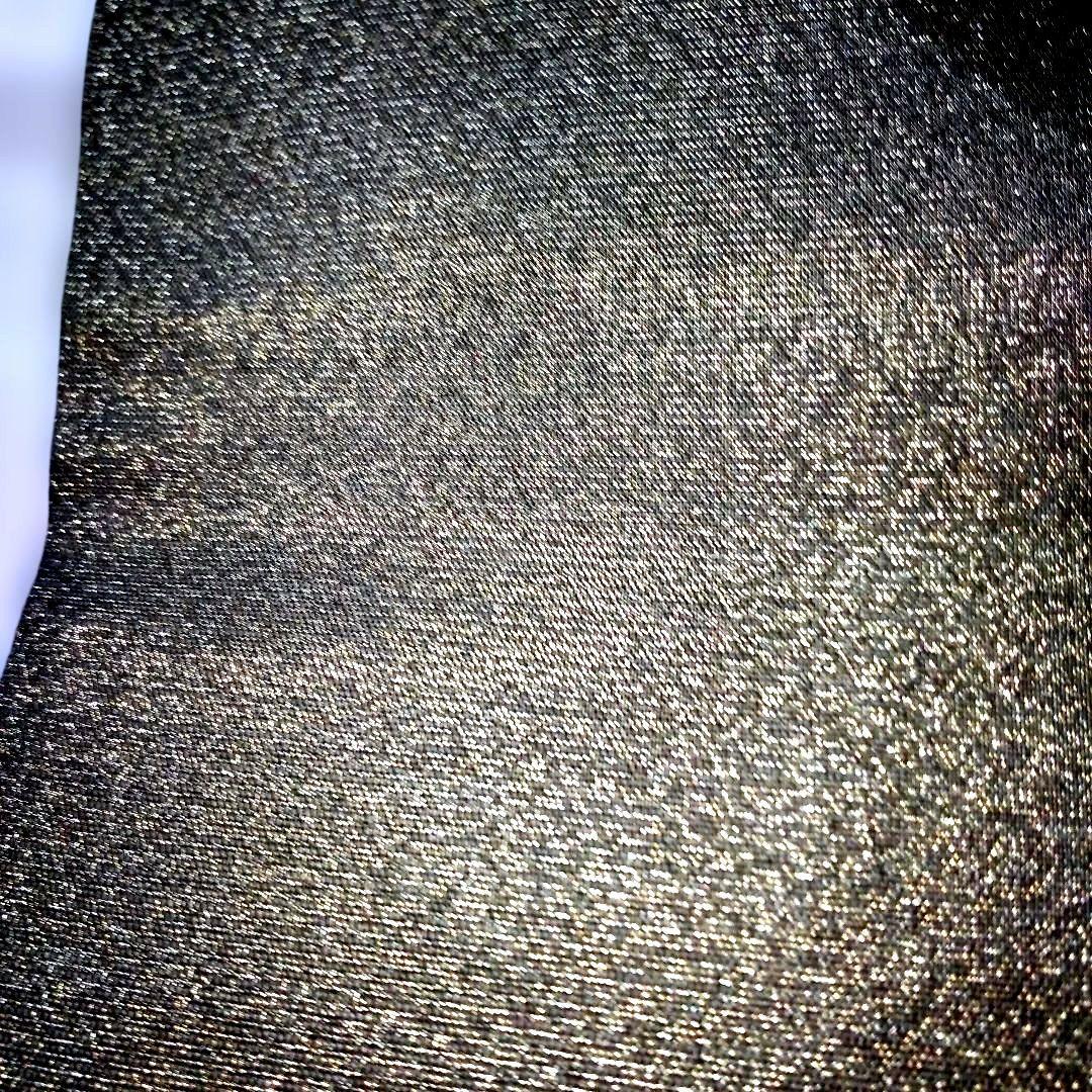辻が花袋帯美しい金銀彩入り花柄刺繍黒と金銀地柄未使用品 - メルカリ