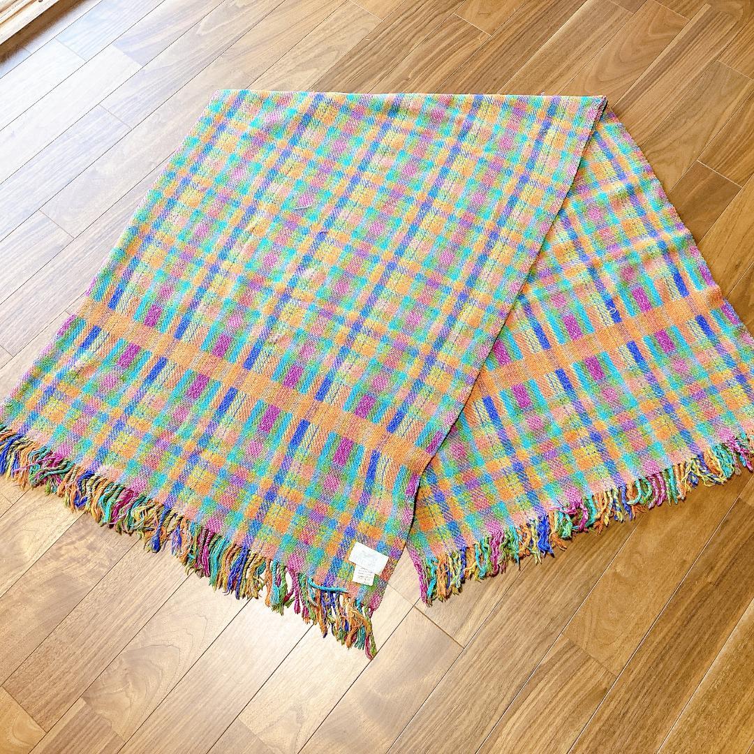 HERMES　エルメス　ブランケット　ウール　マドラスチェック　正規品　送料無料 楽天市場】エルメス ウールブランケットの通販