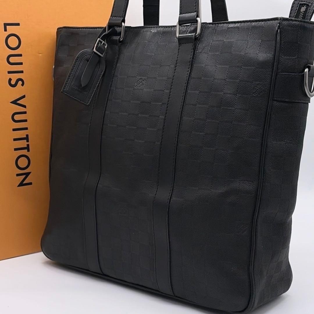 LOUIS VUITTON ルイ ヴィトン ダミエアンフィニ ネオ タダオ LOUIS VUITTON◇ネオ・タダオ_ダミエ・アンフィニ/レザー/BLK