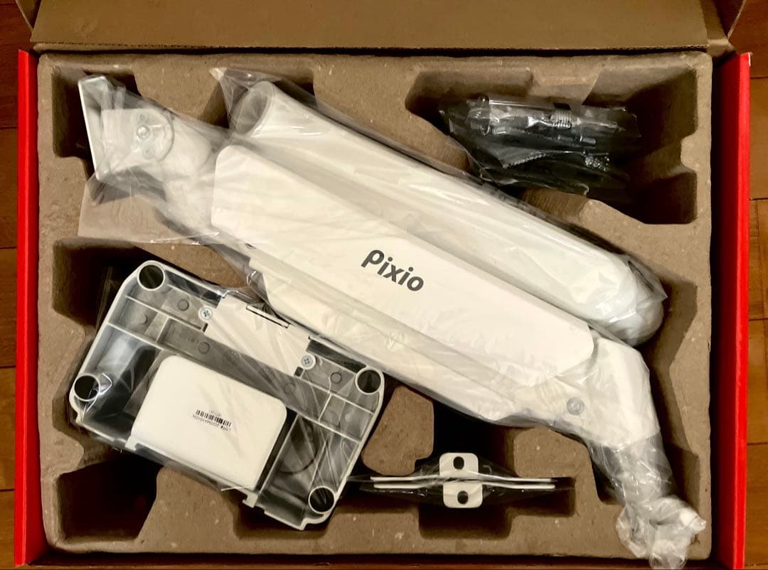 Pixio PS2D White モニターアーム 白 PS2SDW デュアルモニターアーム / ホワイト | Pixio