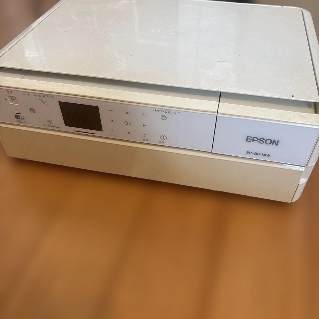 【みね】EPSON EP-804AW ホワイト複合機 Amazon.co.jp: EPSON Colorio インクジェット複合機 EP-804AW 有線