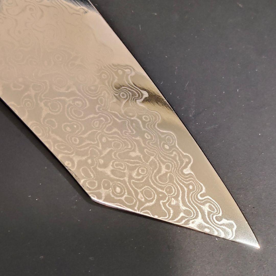 魚捌き 鬼反り 剣型 切付型 牛刀 V金10号 67層ダマスカス 包丁 八角柄